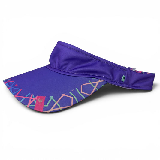 Visera Púrpura — Geometría Neón