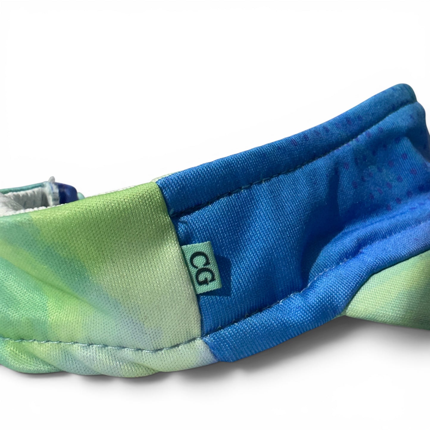 Visera Deportiva Aurora Acuarela Verde Azul