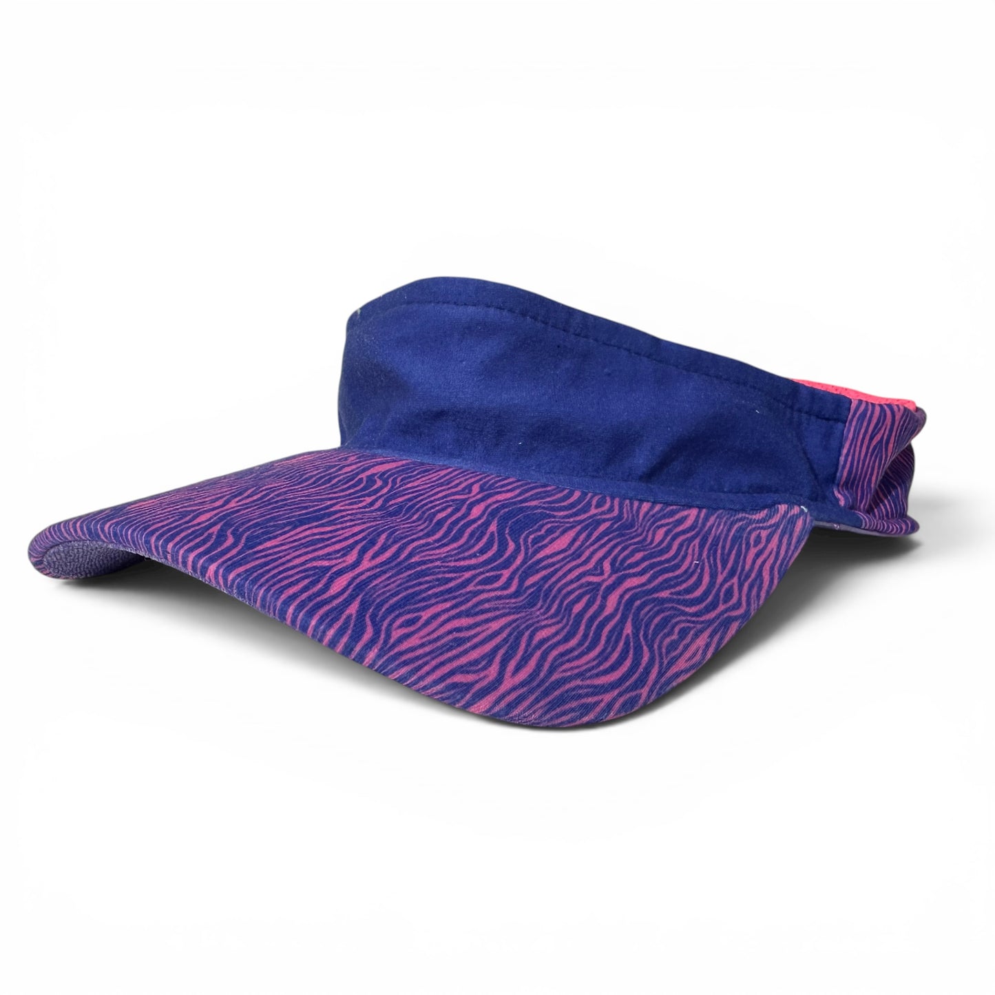 Visera Zebra — Azul Rey y Fucsia