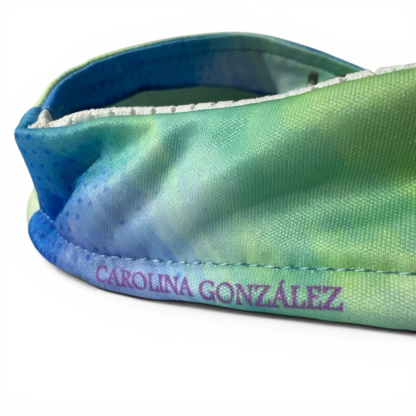 Visera Deportiva Aurora Acuarela Verde Azul