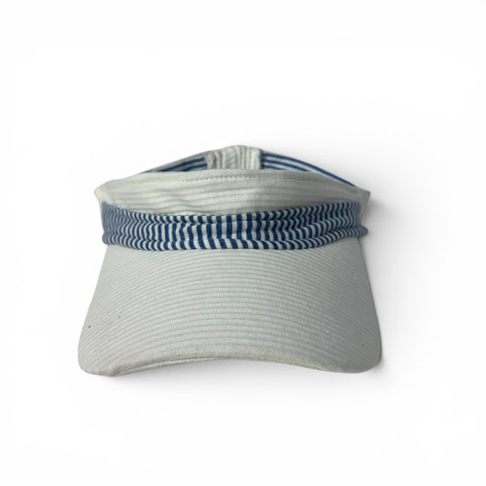 Visera Marinera Blanca y Azul