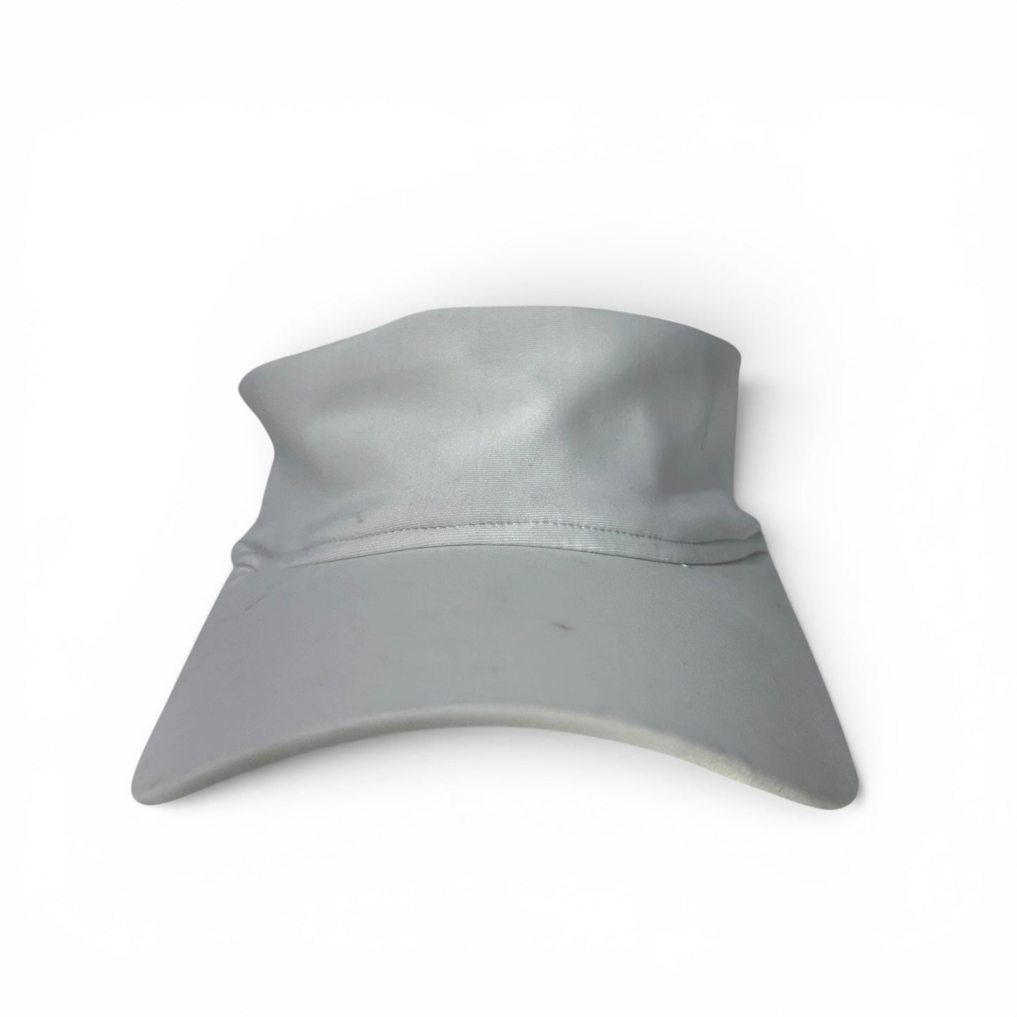 Visera Deportiva Blanca Plisada